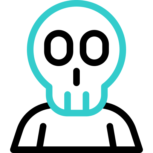 Skeleton Basic Accent Outline icon