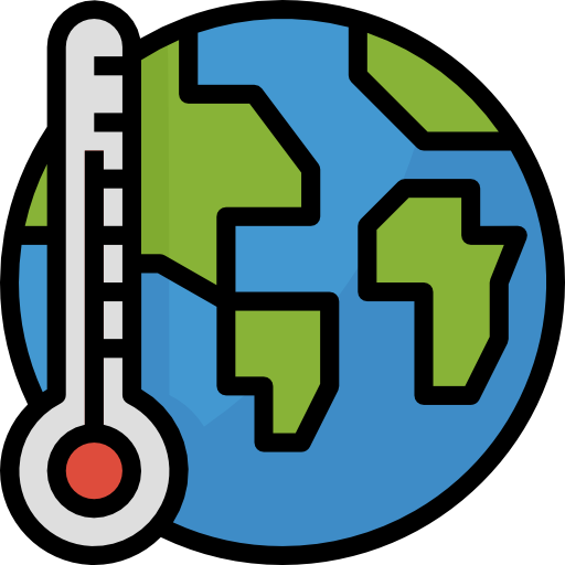 Global warming Aphiradee (monkik) Lineal Color icon