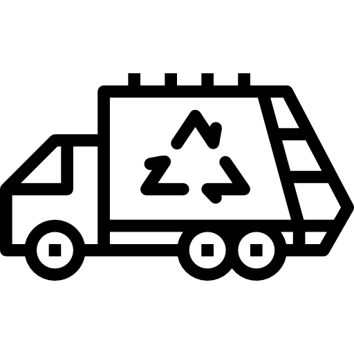 ごみ収集車 Aphiradee (monkik) Lineal icon