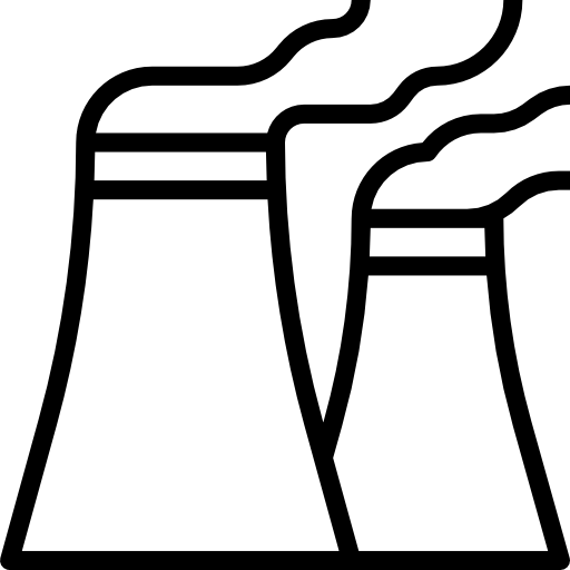 energia atomowa Aphiradee (monkik) Lineal ikona