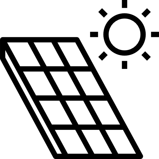ソーラーパネル Aphiradee (monkik) Lineal icon