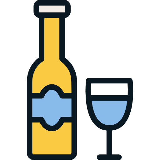 vino Good Ware Lineal Color icono