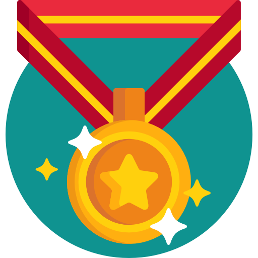medalla Detailed Flat Circular Flat icono
