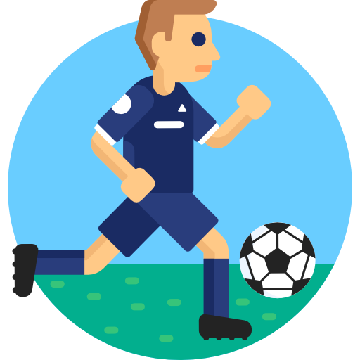 サッカー選手 Detailed Flat Circular Flat icon