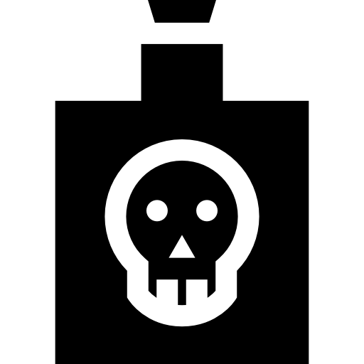 毒 Basic Straight Filled icon