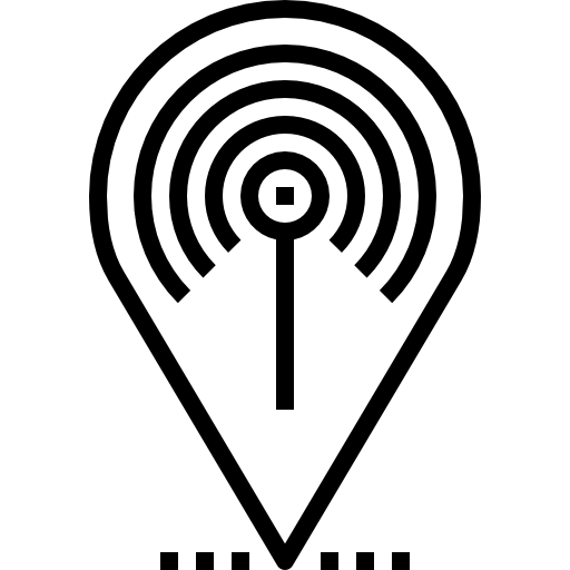 wifi Maxim Flat Lineal icono