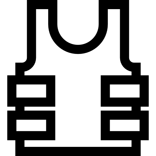 kuloodporny Basic Straight Lineal ikona