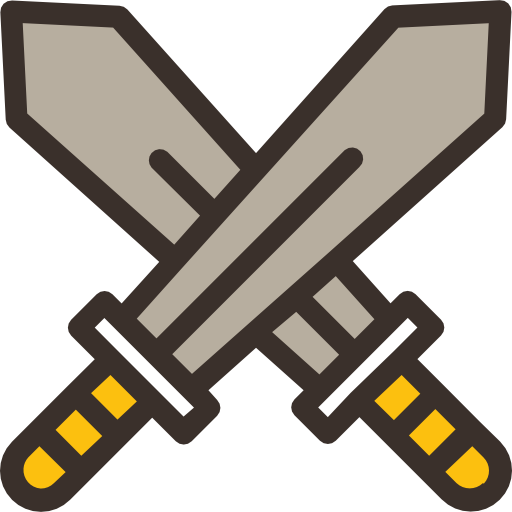Swords Good Ware Lineal Color icon