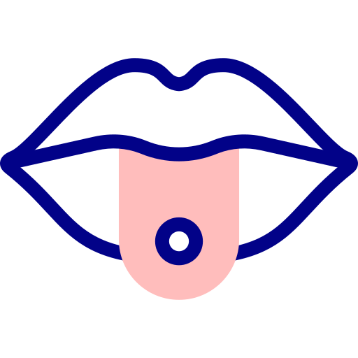 Mouth Detailed Mixed Lineal color icon