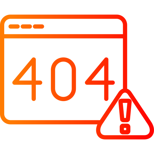 error 404 Generic Gradient icono