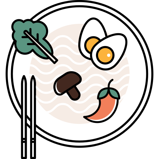 ramen Generic Outline Color icono