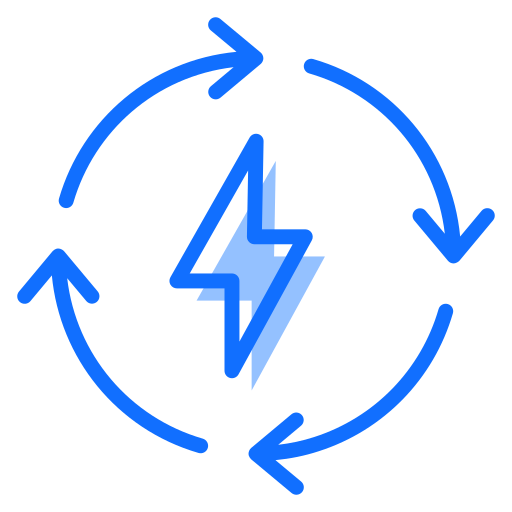 energia rinnovabile Generic Blue icona