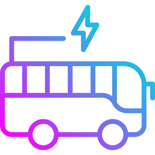Electric bus Generic Gradient icon