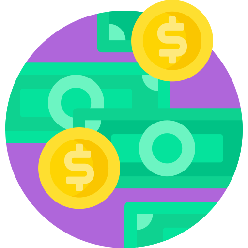 geld Detailed Flat Circular Flat icoon
