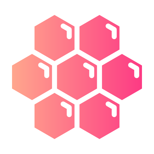 ミツバチの巣 Generic Flat Gradient icon