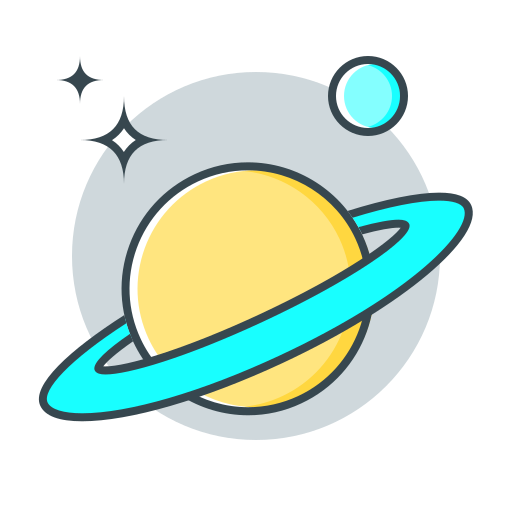 Astronomy Generic Thin Outline Color icon