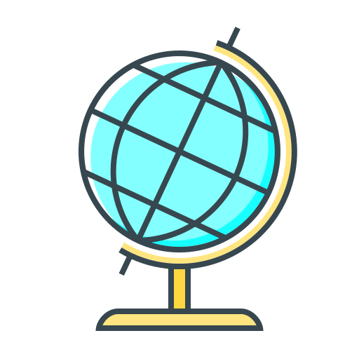 Geography Generic Thin Outline Color icon