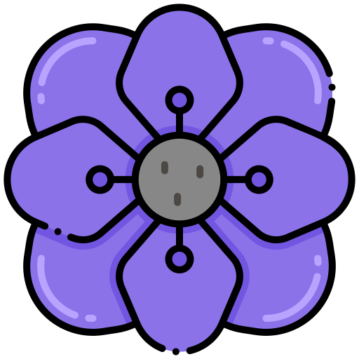 Anemone Generic Outline Color icon
