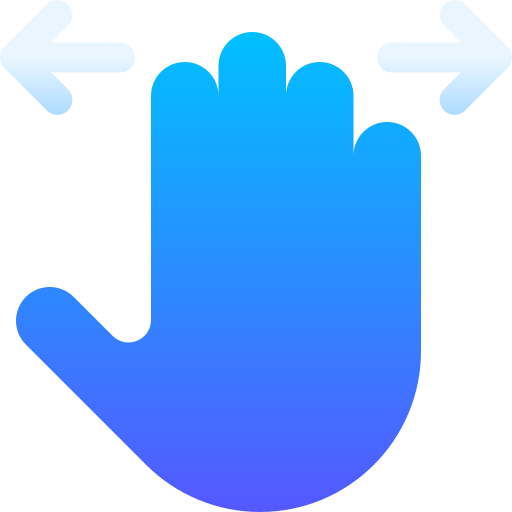 スワイプ Basic Gradient Gradient icon