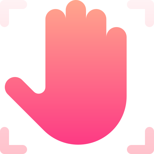 hand Basic Gradient Gradient icon