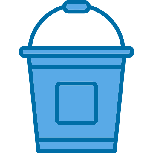 버킷 Generic Blue icon