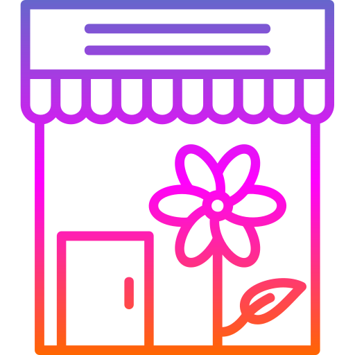 bloemenwinkel Generic Gradient icoon