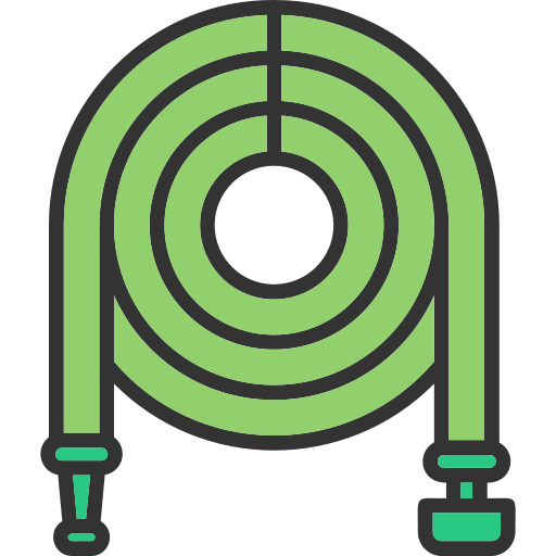 wąż ogrodowy Generic Outline Color ikona