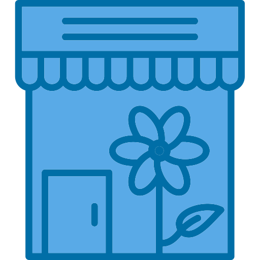Цветочный магазин Generic Blue иконка