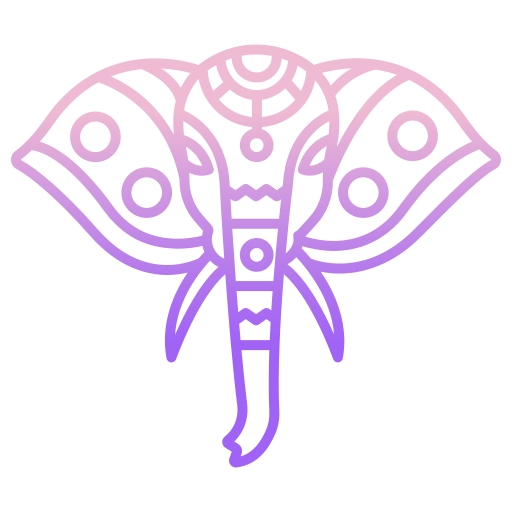 elefante Generic gradient outline icona