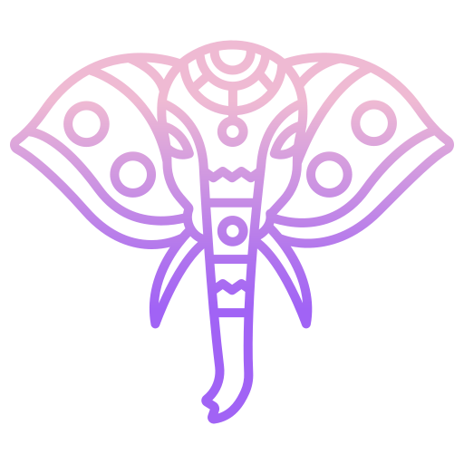 elefante Generic gradient outline Ícone