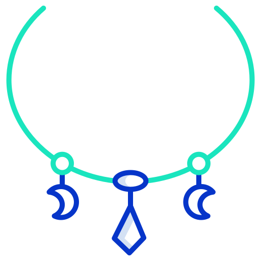 collar Generic color outline icono