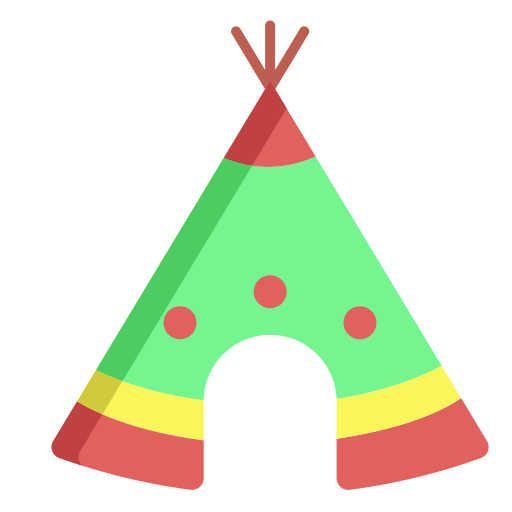 Tent Generic color fill icon