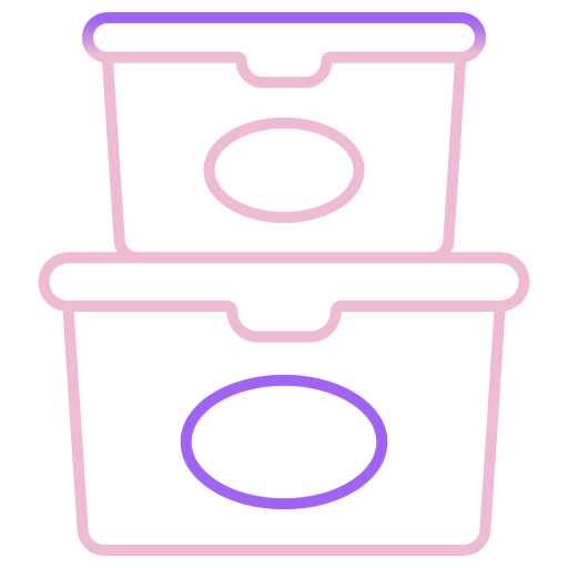 Пакет продуктов Generic gradient outline иконка