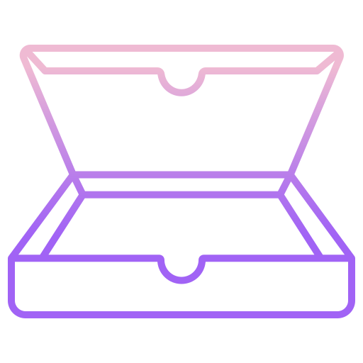 scatola per alimenti Generic gradient outline icona
