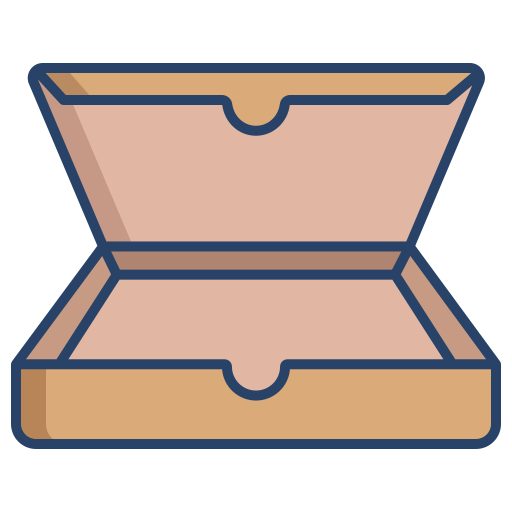 Коробка для еды Generic color outline иконка