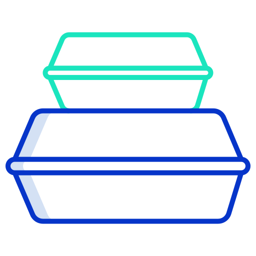 pacchetto alimentare Generic color outline icona