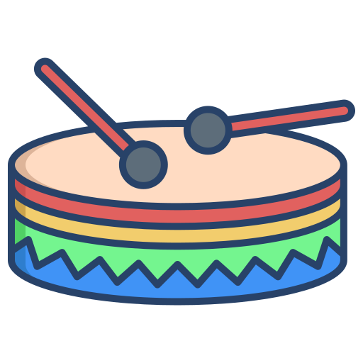 Барабан Generic color outline иконка