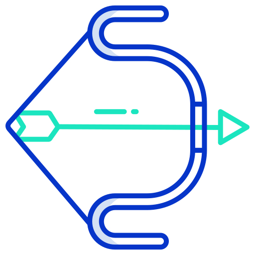 strzałka Generic color outline ikona