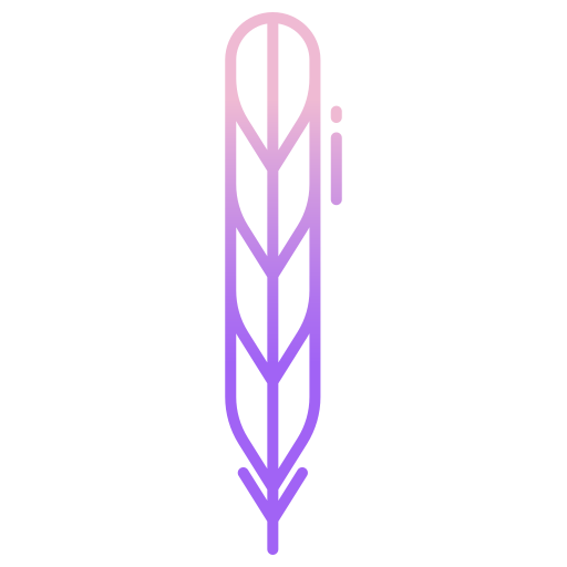 깃털 Generic gradient outline icon