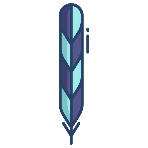 Feather Generic color outline icon