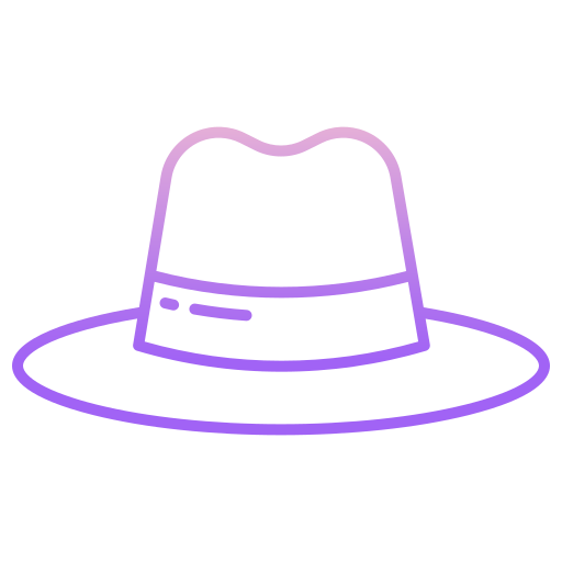 chapéu Generic gradient outline Ícone