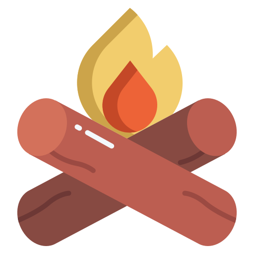 Bonfire Generic color fill icon