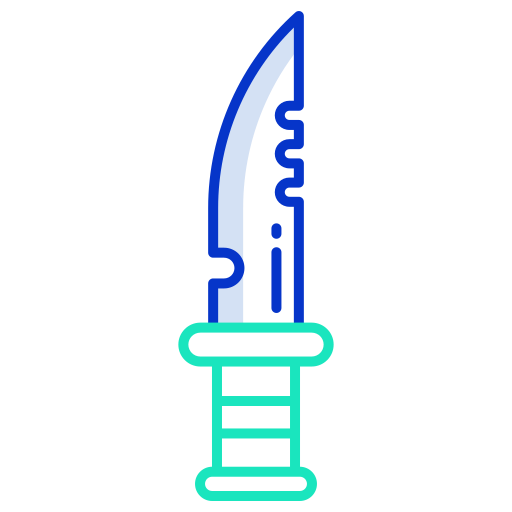 cuchillo Generic color outline icono