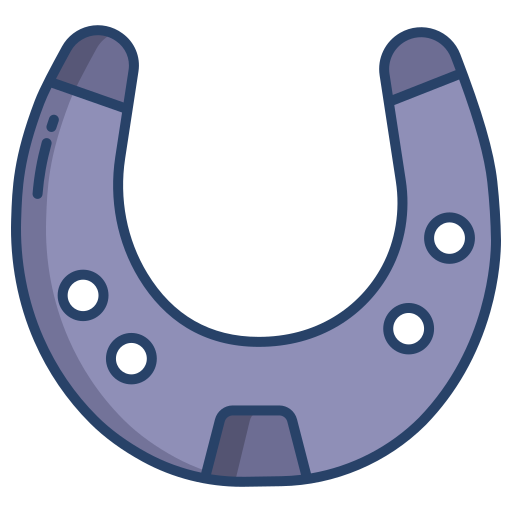 ferro di cavallo Generic color outline icona