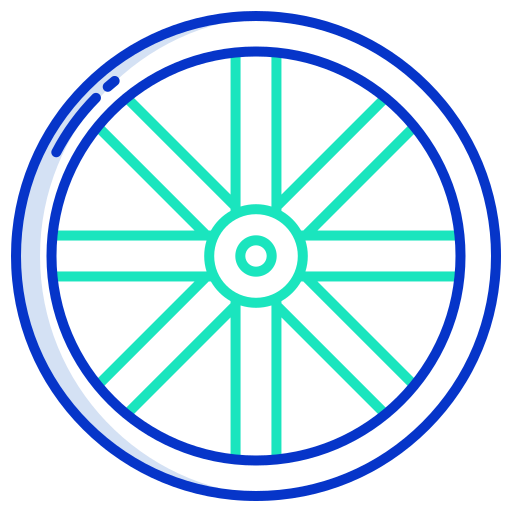 roue Generic color outline Icône