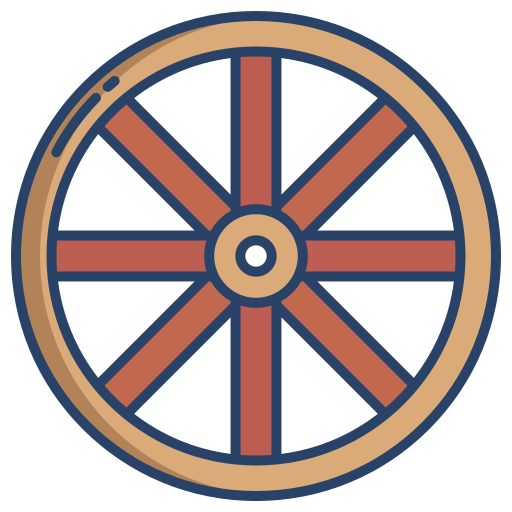 車輪 Generic color outline icon