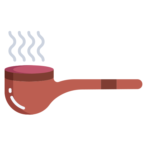 Smoking pipe Generic color fill icon