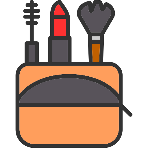Makeup container Generic Outline Color icon