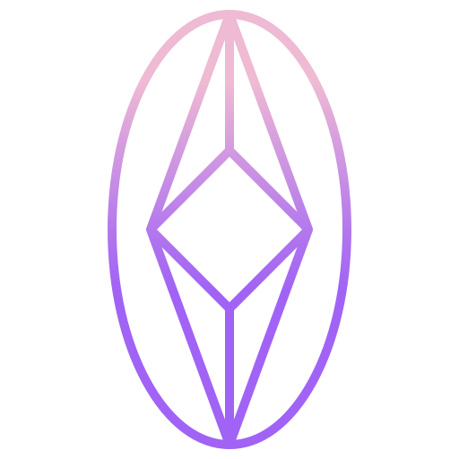 ピラミッド Generic gradient outline icon