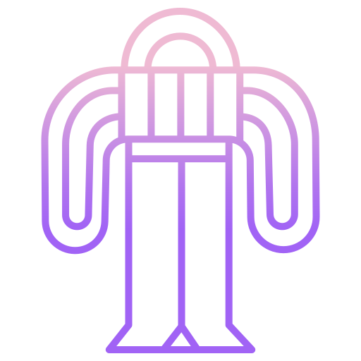 simbolo Generic gradient outline icona